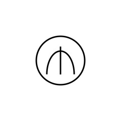 manat azerbaijan currency editable stroke eps