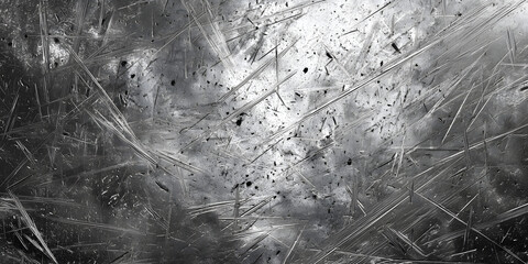 Weathered Metallic Surface Adorned with a Captivating Tapestry of Intricate Scratches and Imperfections
