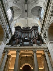 A section of the Luxembourg Gardens in Paris. Design of a natural park.