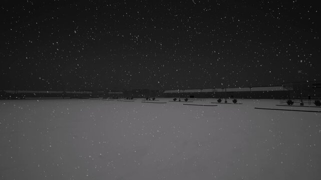 Liminal space empty mall strip outdoor