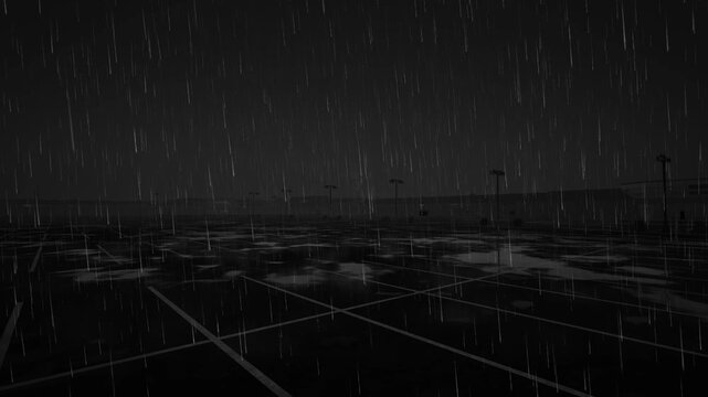 Liminal space empty mall strip outdoor