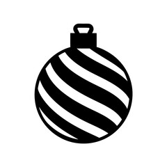 Ornament with twisted stripe design on transparent background silhouette