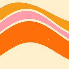 Y2K zebra groovy pink and yellow lines.