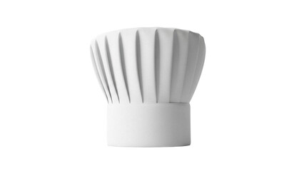 Chef s hat PNG isolated on transparent background, classic toque blanche for culinary professionals and restaurant staff uniform