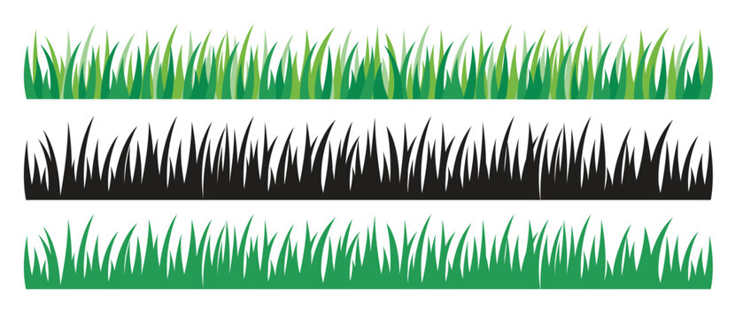 grass field banner vector illustration