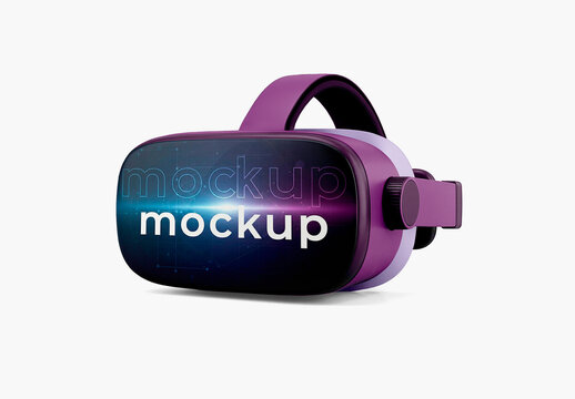 Virtual Reality Headset Mockup