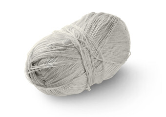Wool yarn isolated on transparent background