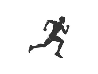 Running Man Silhouette