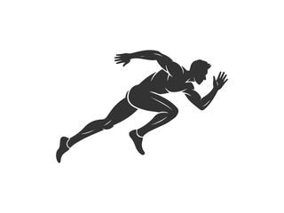 Running Man Silhouette