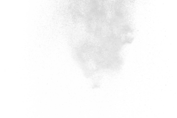 a white flying snow on the transparent background
