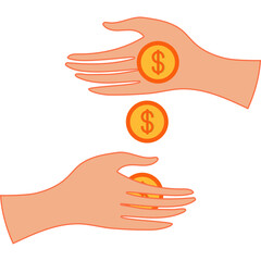 Zakat Flat Icon Design