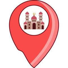 Map Flat Icon Design