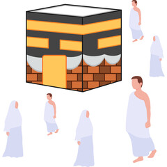 Ihram Flat Icon Design