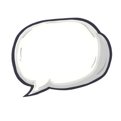 Speech bubble isolated