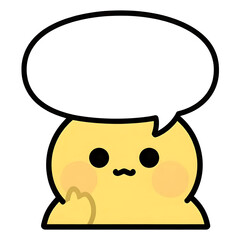 Speech bubble isolated