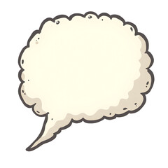 Speech bubble isolated
