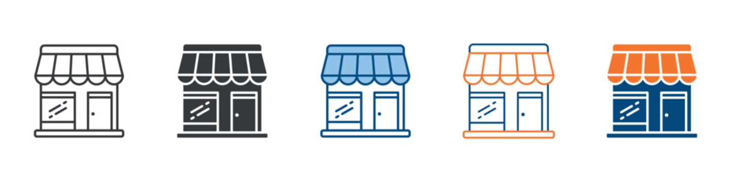 Marketplace Icon Set Multiple Style Collection 