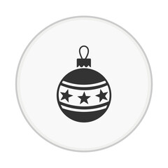 Christmas Tree Ornament Icon