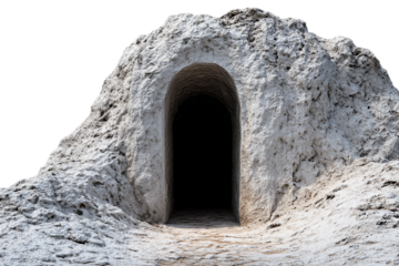 Tunnel Portal Illustration Isolated on Transparent Background