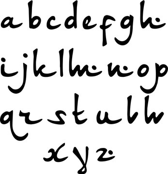 Handwritten Arabic Calligraphy Style Font - Flowing Script Typeface