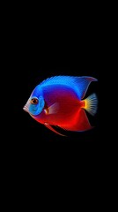 Captivating Discus Fish Elegance in an Underwater Realm