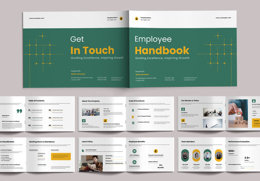 Employee Handbook Template Layout