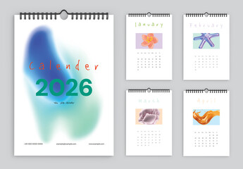 Minimal Calender Design Template