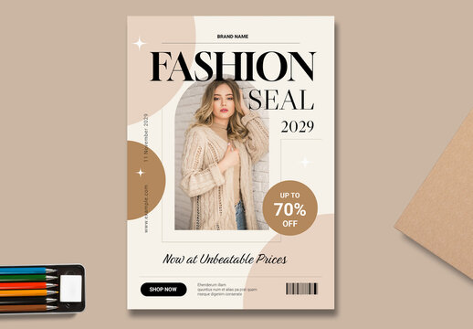 Spring Fashion Sale Flyer Layout