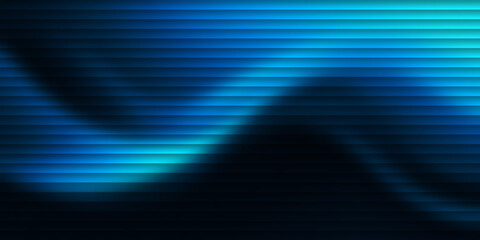 light blue gradient glass effect on black background.