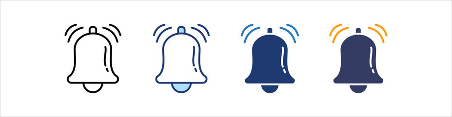 Notification Icon Set Multiple Style Collection