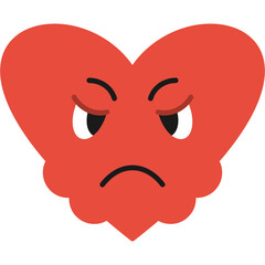 Fototapeta premium Scowl icon