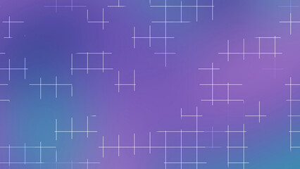 Purple Blue Gradient Tech Grid Background 