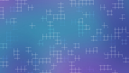 Obraz premium Blue Purple Gradient Tech Grid Background