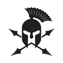 Sharp Spear Helmet Icon Representing Strength Honor And Heritage
