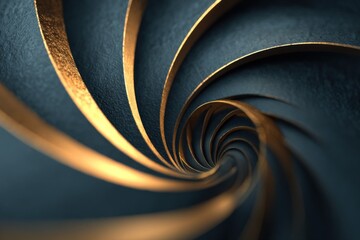 Abstract spiral composition suggesting continuous financial growth