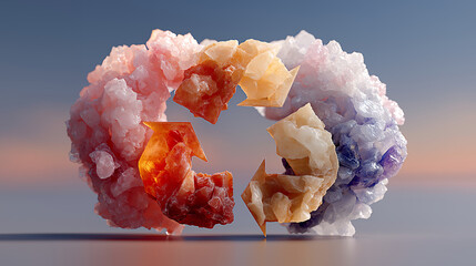 Abstract background of the clouds ai generated cloud computing concept