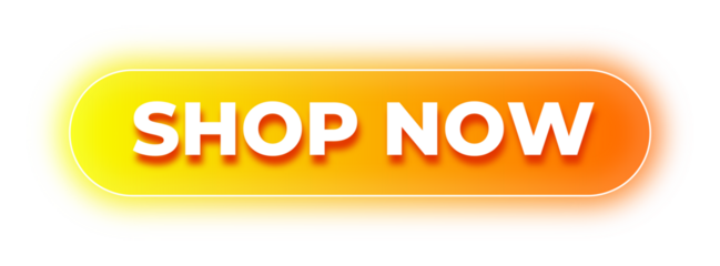 Glowing Rounded Rectangle Shop Now Button with Modern Style for E-commerce