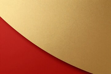 Naklejka premium 優雅な曲線を描くゴールデンイエローとレッドの背景