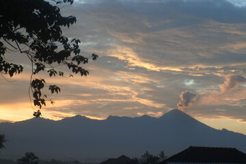 sunrise in the mountains
