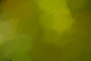 Abstract painterly background texture with subtle shades of green and yellow color concept