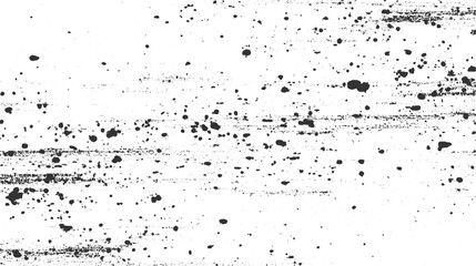 Black ink splatters and grunge texture on white background paint 1