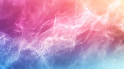 Abstract colorful smoke or nebula with light effects