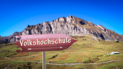 Signposts the direct way to Community College