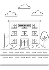 Building colouring creative