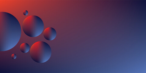 Abstract blue geometric background. Dynamic shapes composition.vector