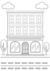 Building colouring creative