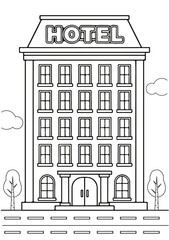 Building colouring creative