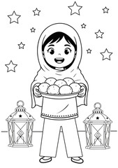 Festival colouring creative