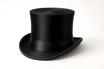 Elegant black top hat for formal occasions style