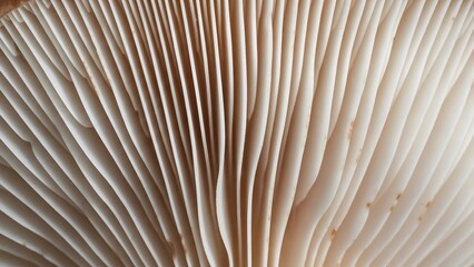 Mushroom gills texture abstract pattern background